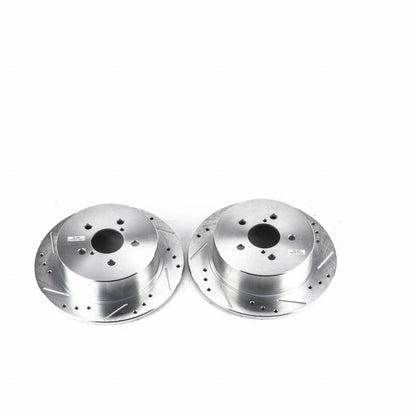 Pair of Power Stop Brake Rotors for Subaru Forester (2009–2018) TLX-psbJBR1165XPR-CL360A75