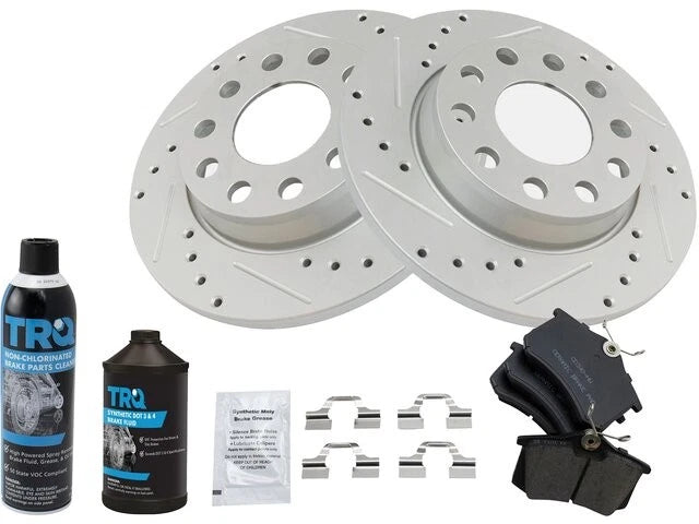 Brake Pad and Rotor Kit for Audi A4 Quattro (2002–2004) 46986JHSM