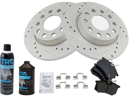 Brake Pad and Rotor Kit for Audi A4 Quattro (2002–2004) 46986JHSM