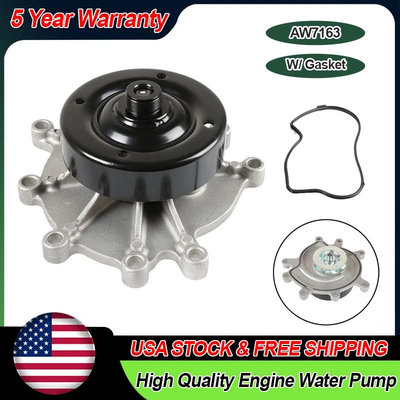 Water Pump for Dodge Ram Jeep Liberty Grand 3.7L 4.7L (AW7163, 1204350)