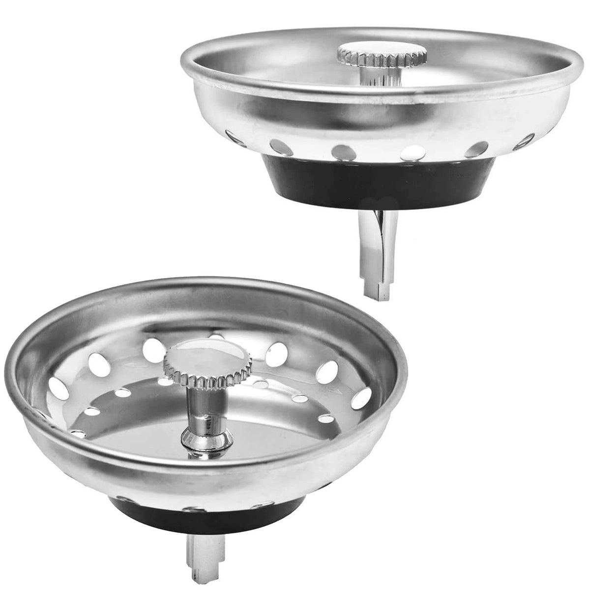 2 Pack Sink Strainer and Stopper Combo Replacement for Kitchen