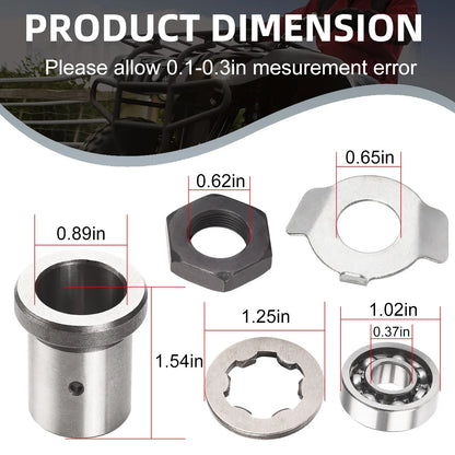 Lock Washer & Nut Clutch Bearing Push Plate for Yamaha Warrior 350 (1987–2004)