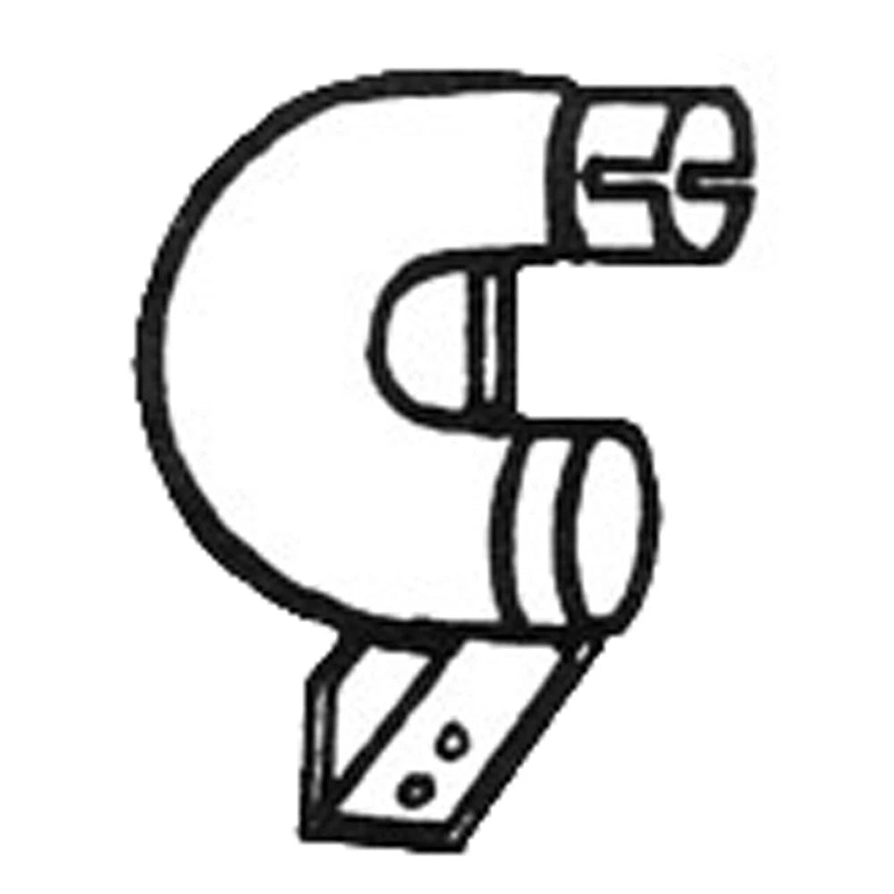 Muffler Eliminator for International 1586 1086 1486