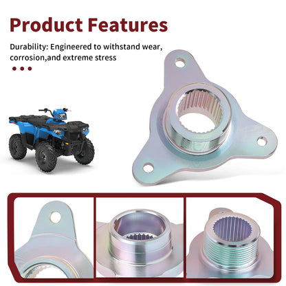 Rear Brake Disc Rotor Hub for Polaris Scrambler 500, Trail Blazer 330 (2005–2013) 5631457