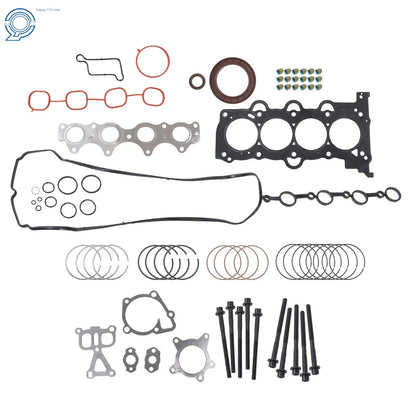 Set of Head Gasket Bolts & Piston Rings for Hyundai Accent Veloster Tucson (2011–2019)