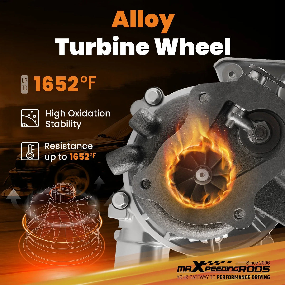 Turbo for Toyota Hiace Land Cruiser 2.5L 2KD-FTV (2001–Present) 17201-0L030