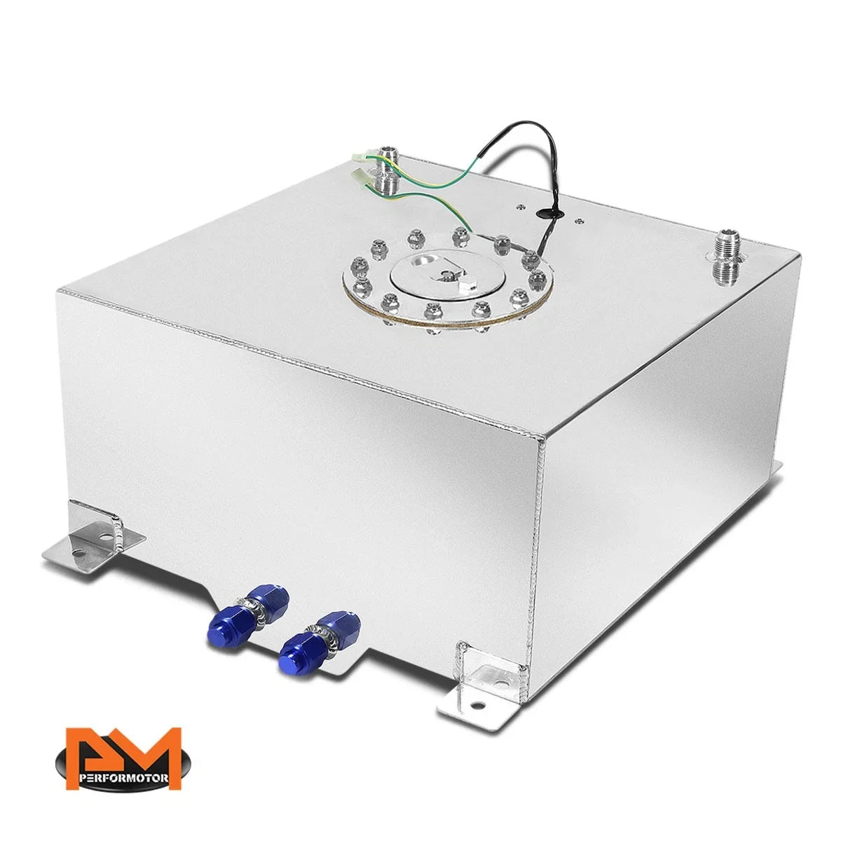 10 Gallon Aluminum Chrome Fuel Cell/Gas Tank for Universal Applications