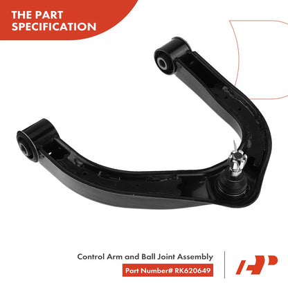 Set of 4 Front Upper Control Arms w/ Ball Joints for Nissan Infiniti (54525-7S000, 54525-ZQ00A)