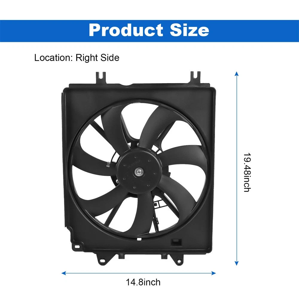 AC Condenser Cooling Fan for Honda CR-V (2017–2022)