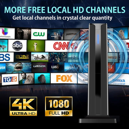 Digital TV Antenna for Smart Indoor (2026) 3M 7.0 IN, Black