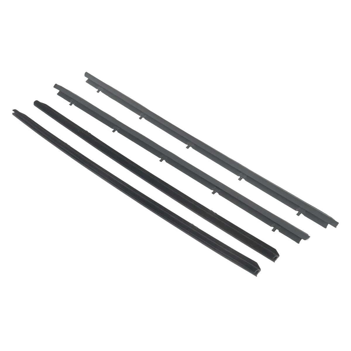 Set of 6 Window Sweep & Run Channel Seal Rubber for GMC Chevy Blazer (1982–1994)