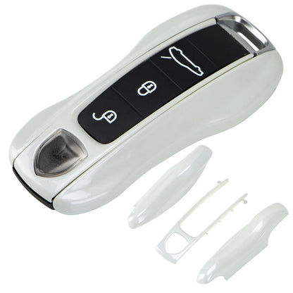 3-Piece Key Fob Shell Replacement for Porsche - Painted White