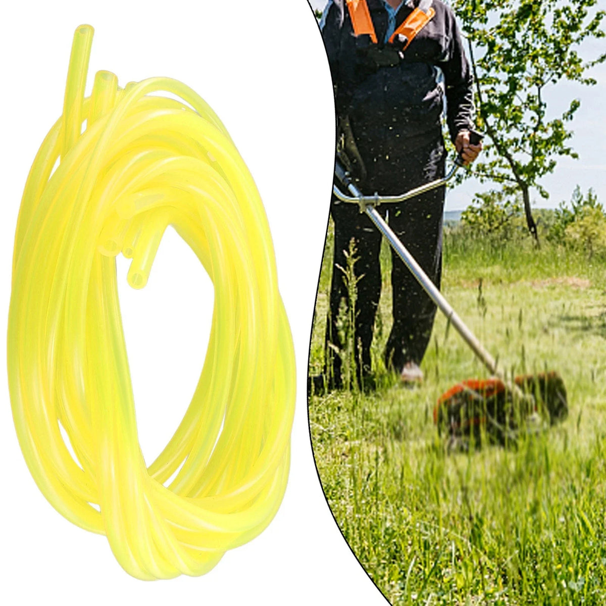 4Pcs Fuel Pipe Line Hose for Strimmers Trimmer Chainsaws Brushcutter