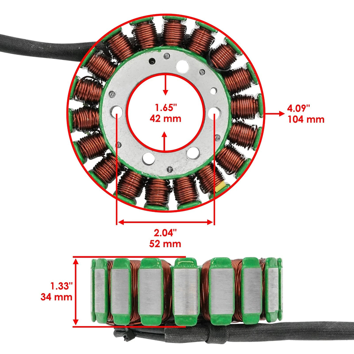 Stator for Can-Am Defender HD5 / Traxter HD5 (2017–2021) SC53673ST470DM