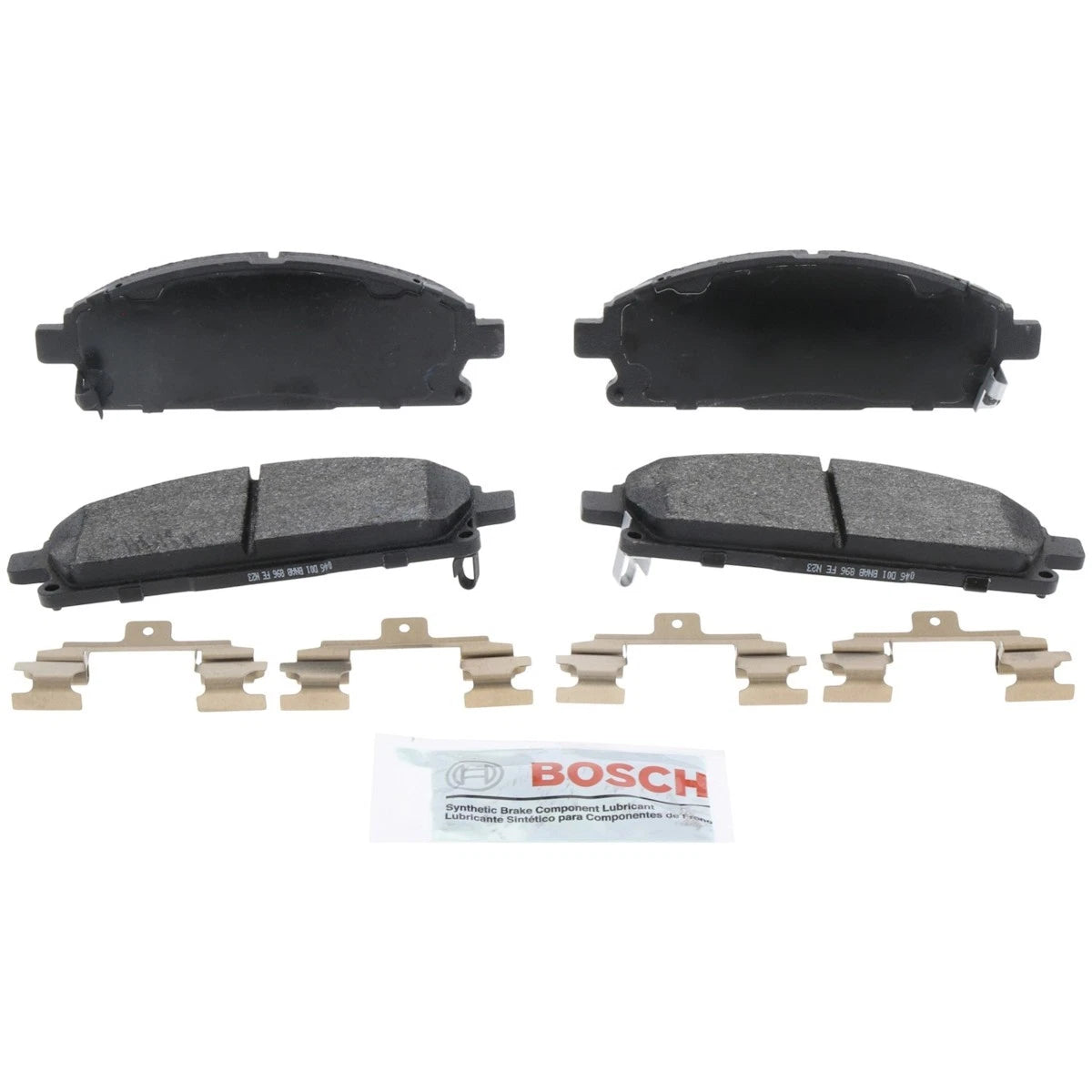 2X BE855H Brake Pad Set Front for Nissan Quest (1999–2009)