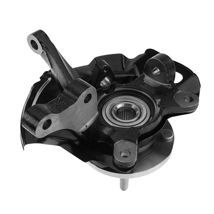 2X Front Steering Knuckle & Hub Bearing for Hyundai Elantra (2001–2006) 517152D110, 517552D010, 517502D000