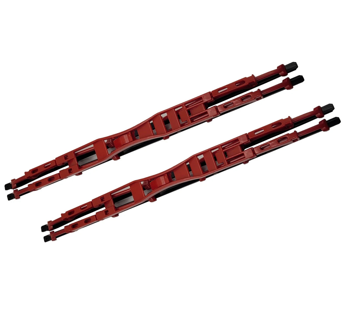 2X 16" Red Double Dual Blade Windshield Wiper for Universal (41605)