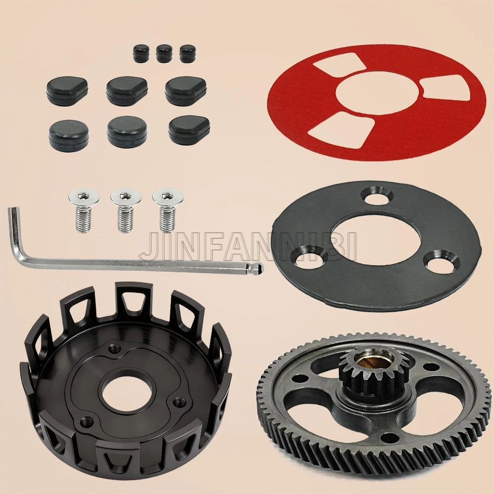 CNC Billet Clutch Basket & Driven Gear Kit for Yamaha Blaster YFS200 (1988–2006) 3JM-16150-01-00