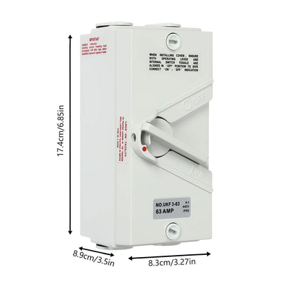 3 Pole Safety Isolation Switch for