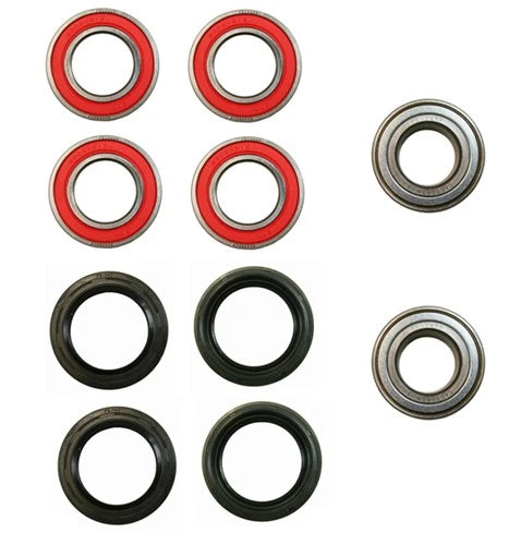 Set of 4 Wheel Bearings & Seals Kit for Yamaha Grizzly 450 4x4 (2007–2013) KIT-WB10d