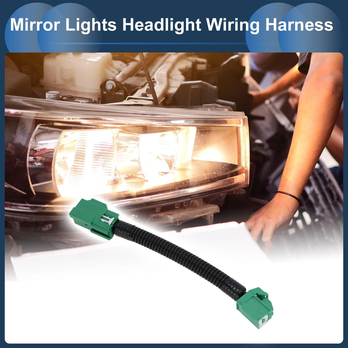 Headlight Wiring Harness Assembly for Ford F-150 (2015–2020) 1 Pcs