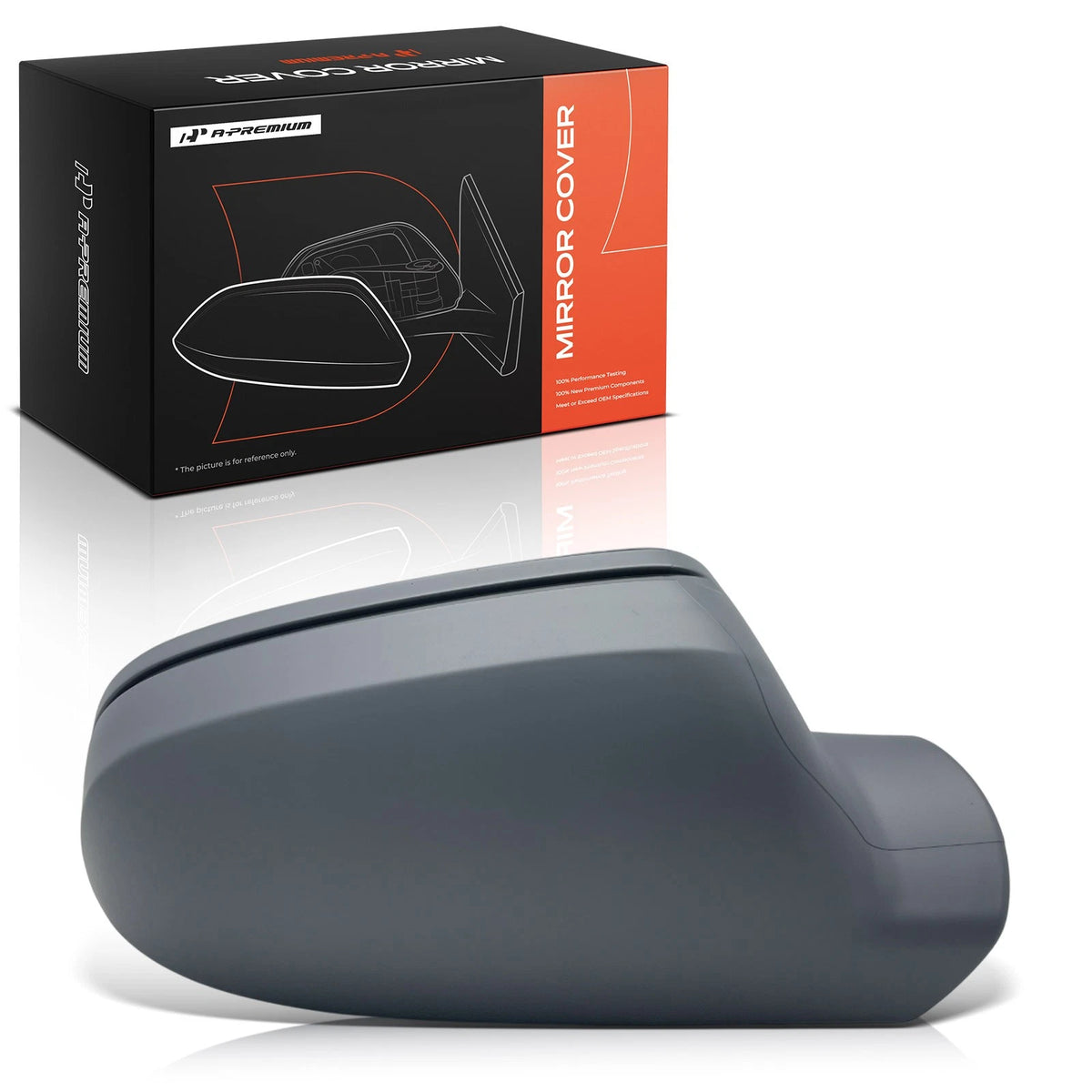 Passenger Side Mirror Cover Cap for Audi A4 A5 RS5 S4 S5 (2009–2016) - 8F0857528BGRU
