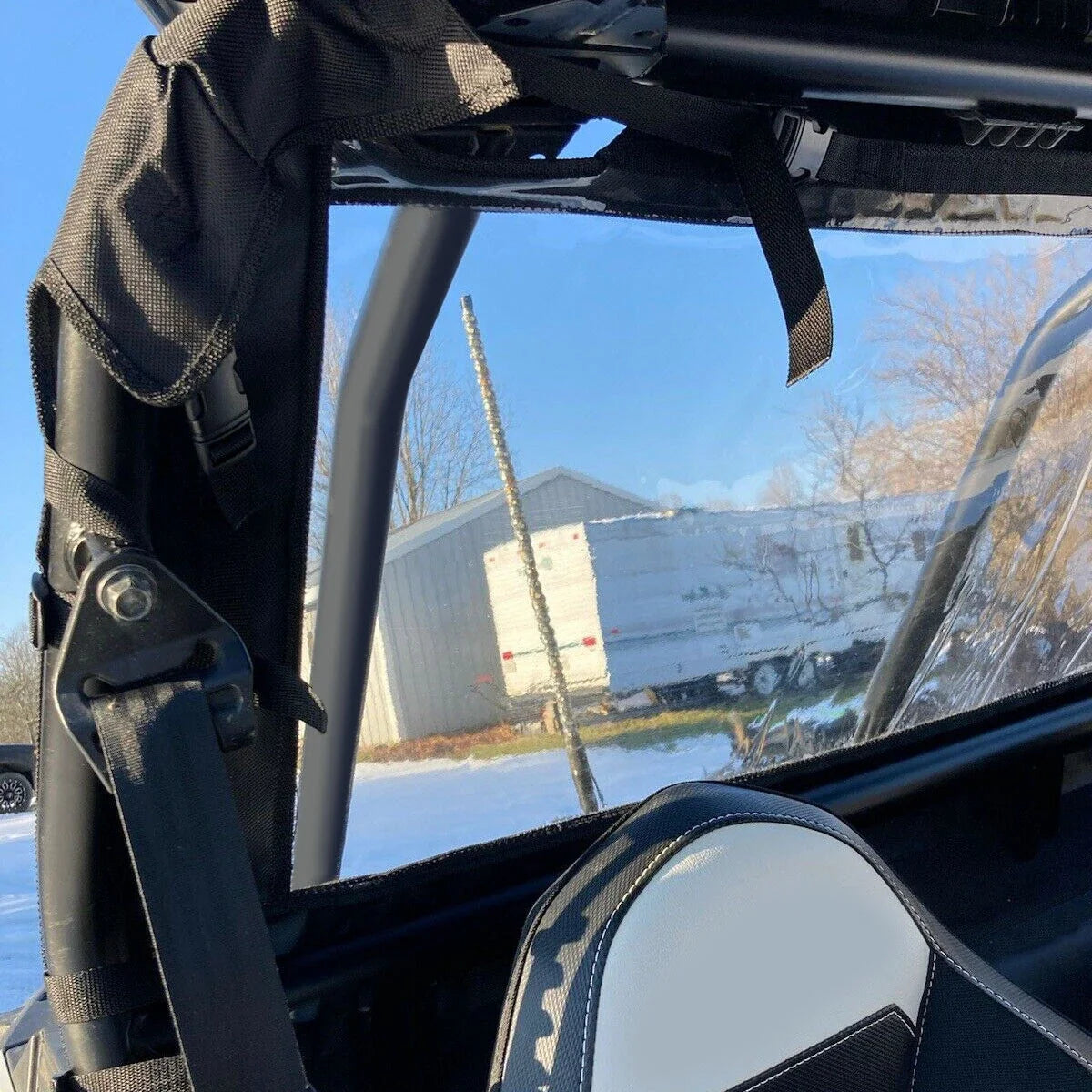 Rear Soft Window Windshield for Polaris RZR 900/1000 XP 4 Turbo (2014–2021)
