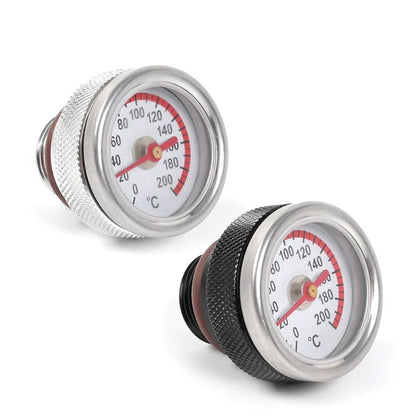 M20x1.5 Oil Temperature Gauge Filler Cap for Motorcycle (0-200 Celsius)