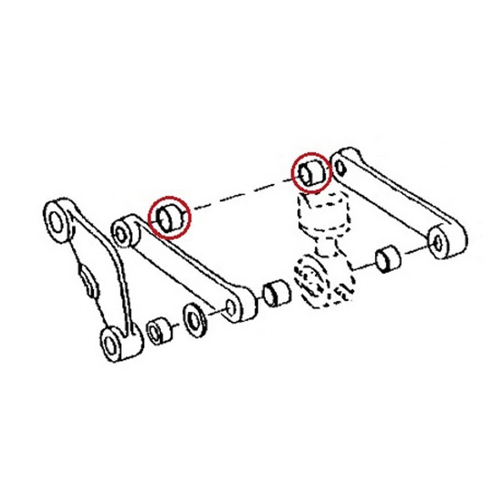 Bushing for John Deere 300D, 310C, 310D, 315C, 315D, 410C, 410D, 510C