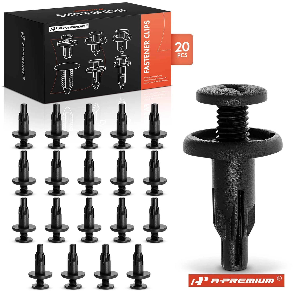 20Pcs Hood Bumper Mounting Retainer Clips for Honda (90505SM4003, 90505-SM4-003)
