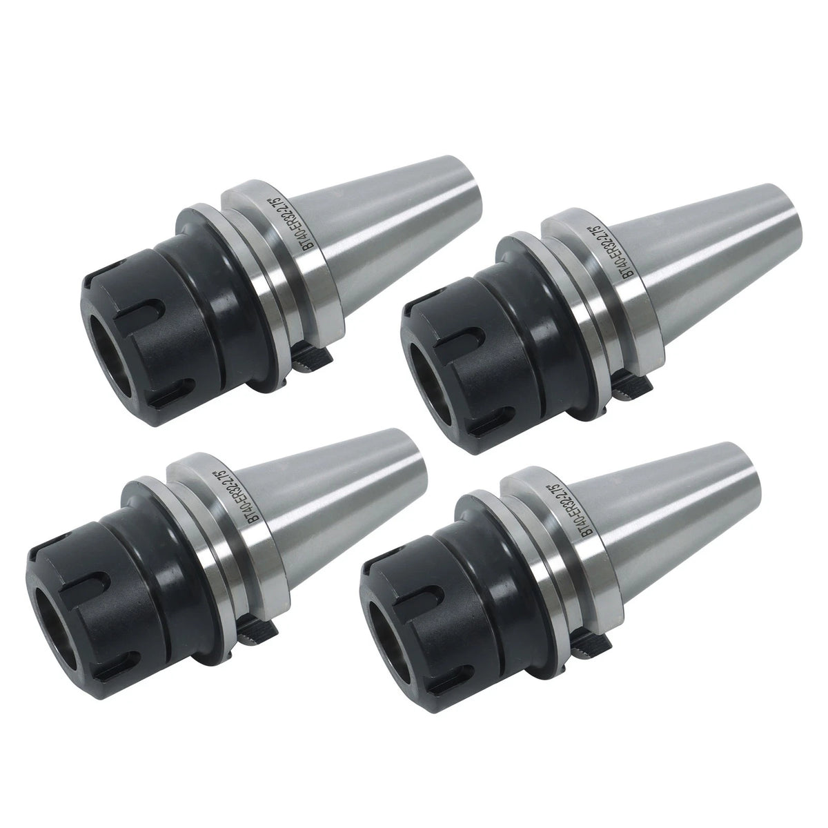 Set of 4 BT40-ER32 Collet Chucks 2.75" GAGE Length - Tool Holders G2.5