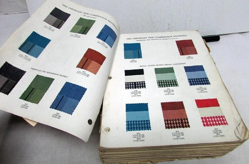Chevrolet Parts Catalog Book for Chevrolet (1933–1960)