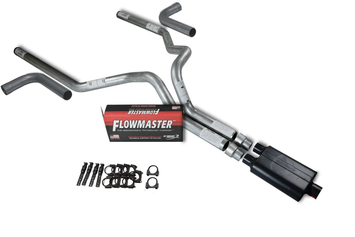 3" Dual Exhaust Kit for Chevy GMC 1500 (2015–2018) - Flowmaster Super 44