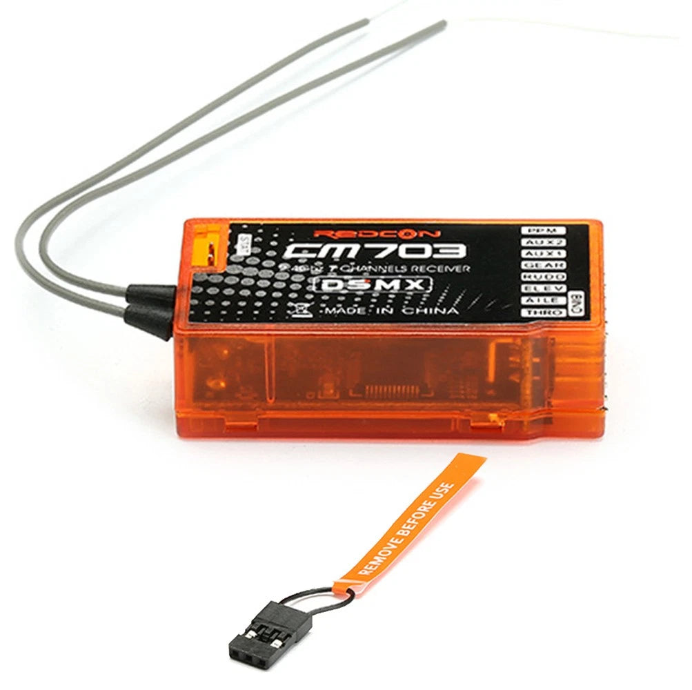 RC REDCON CM703 2.4G 7-Channel Receiver for DSM2 DSMX DX6I DSX7