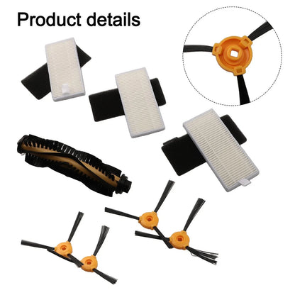 Main Brush Set with Side Brushes for