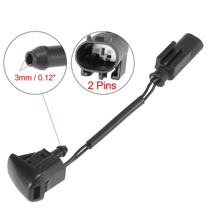 2X Windshield Washer Nozzles Spray Jet for BMW 6 Series (2004–2010) 61667054445