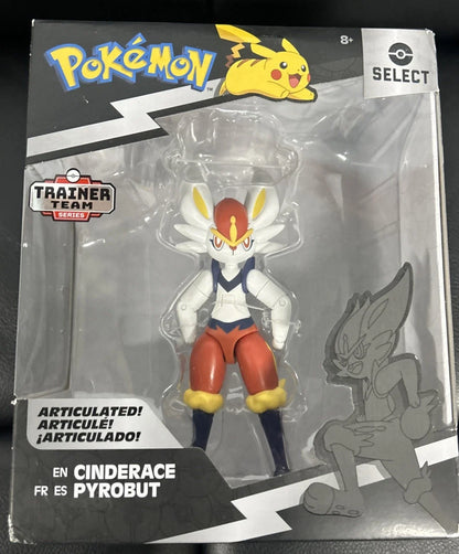 Cinderace Trainer Figure for Pokémon Series 9 - Articulated