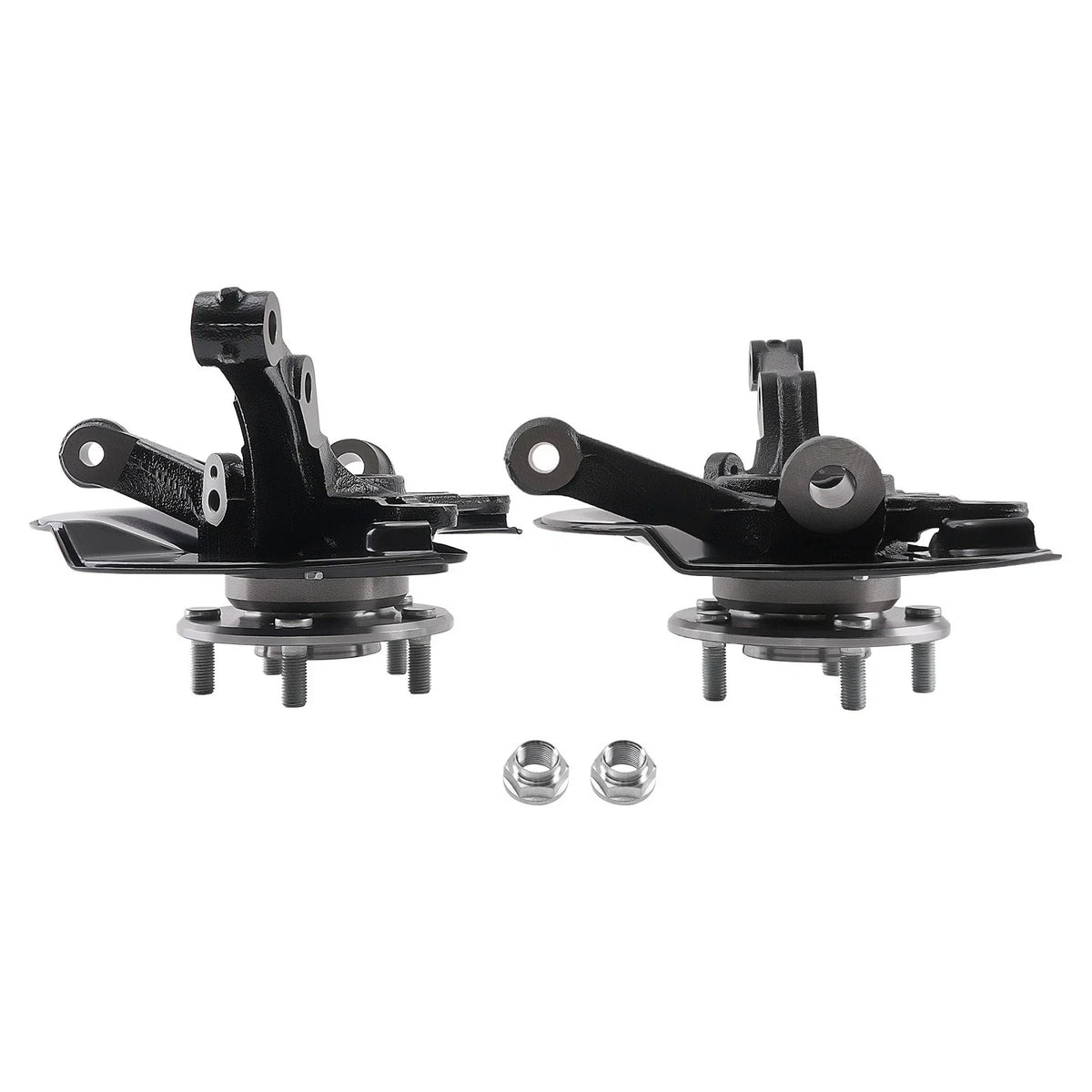 Pair Front Steering Knuckle & Wheel Hub Bearing for Honda LX (2008) 698-451