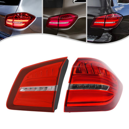 Right Inner & Outer Tail Light for Mercedes-Benz GLS450 GLS550 GLS63 AMG (2017–2019) - 1669060402, 1669066402, MB2805120