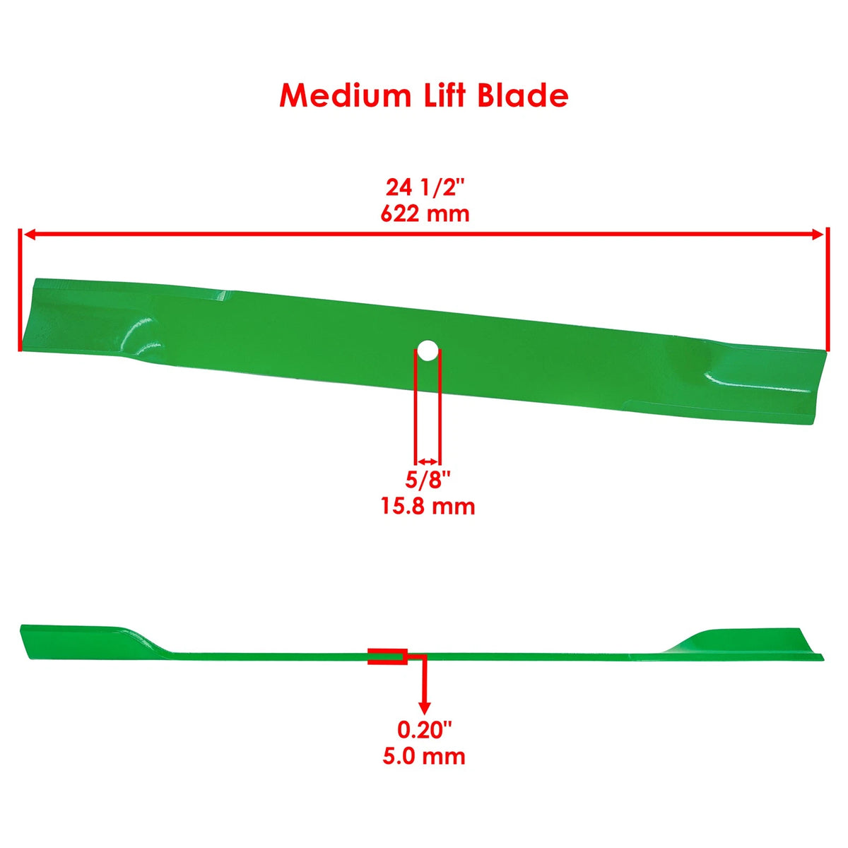 72" Deck Blade for Gravely Pro-Master (MB329, 992150, 992151, 992160, 992164, 992168, 992170)