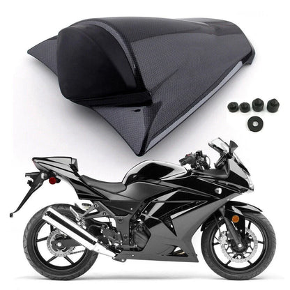 Rear Seat Cover Cowl for Kawasaki Ninja ZX250R ZX250 (2008–2012) Carbon E