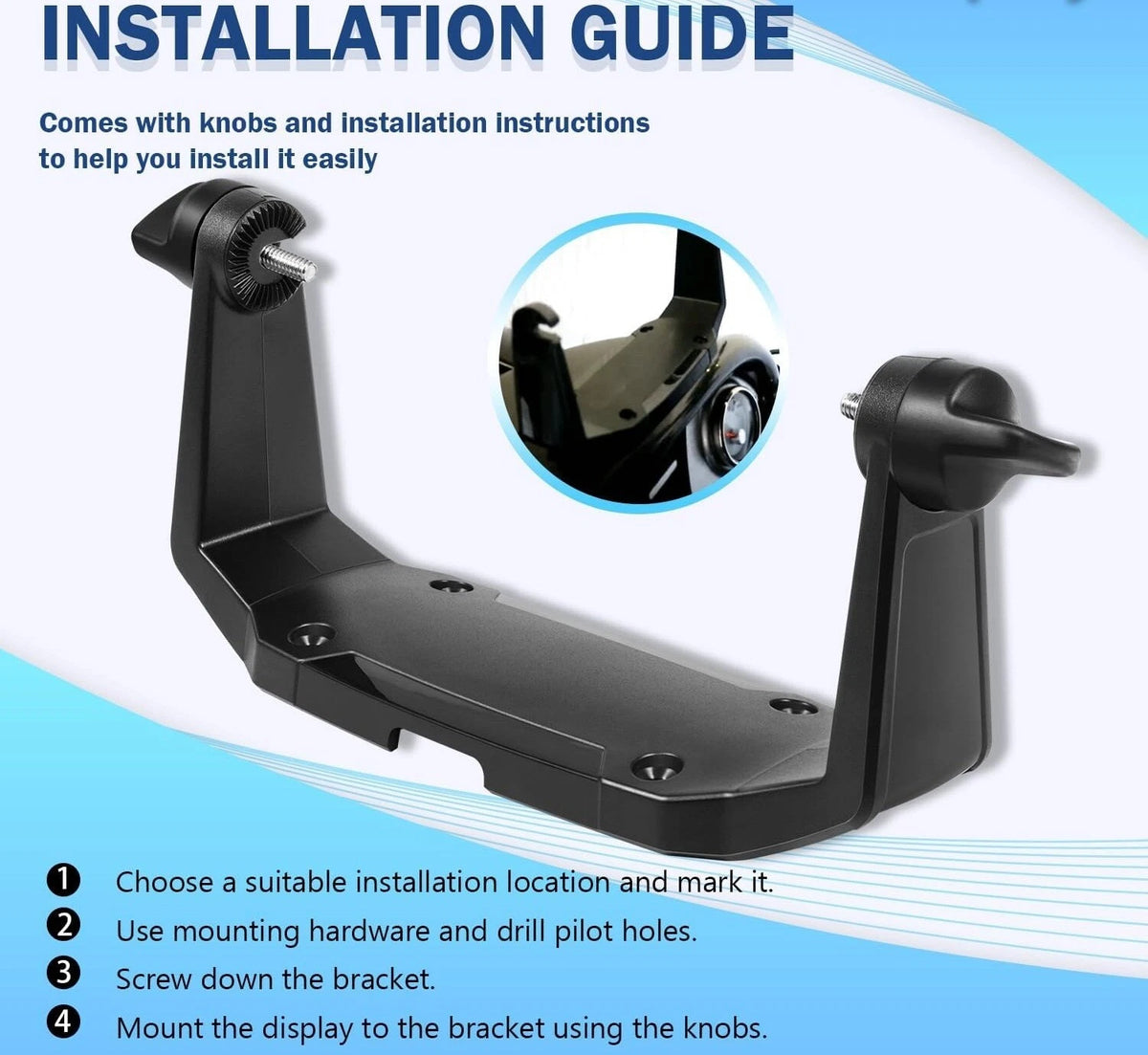 Gimbal Bracket for Humminbird Helix-7 (All Models) 740146-1