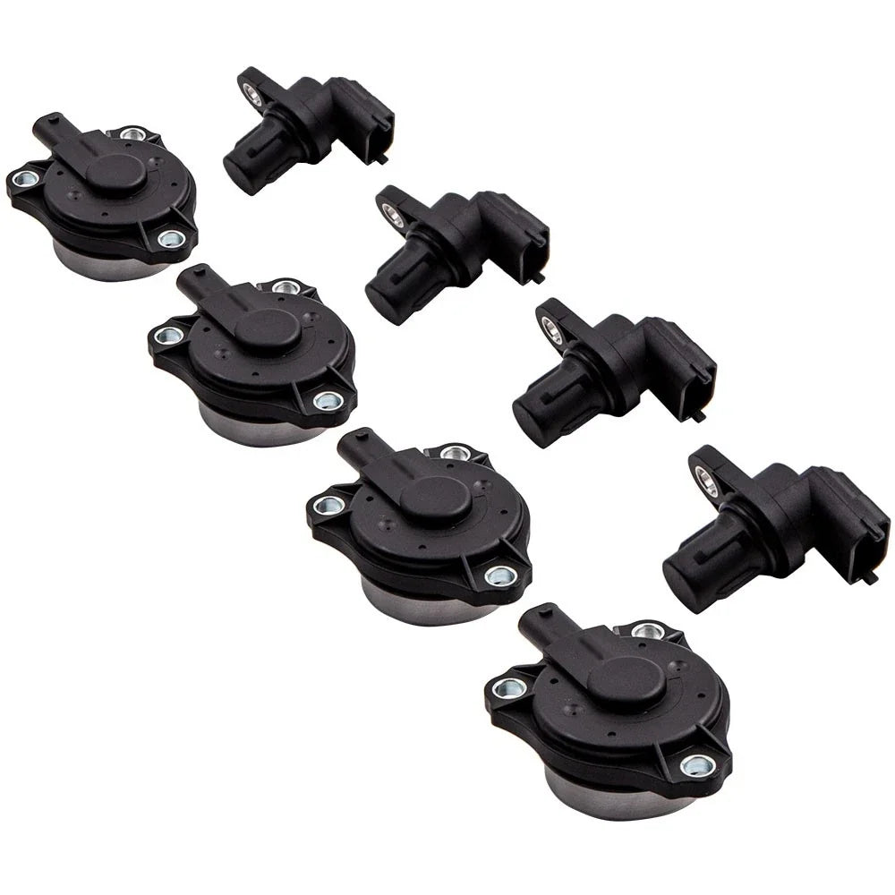 8pcs Camshaft Position Sensor & Adjuster Magnet for Mercedes-Benz CLK350 SL550 (2007–2009)