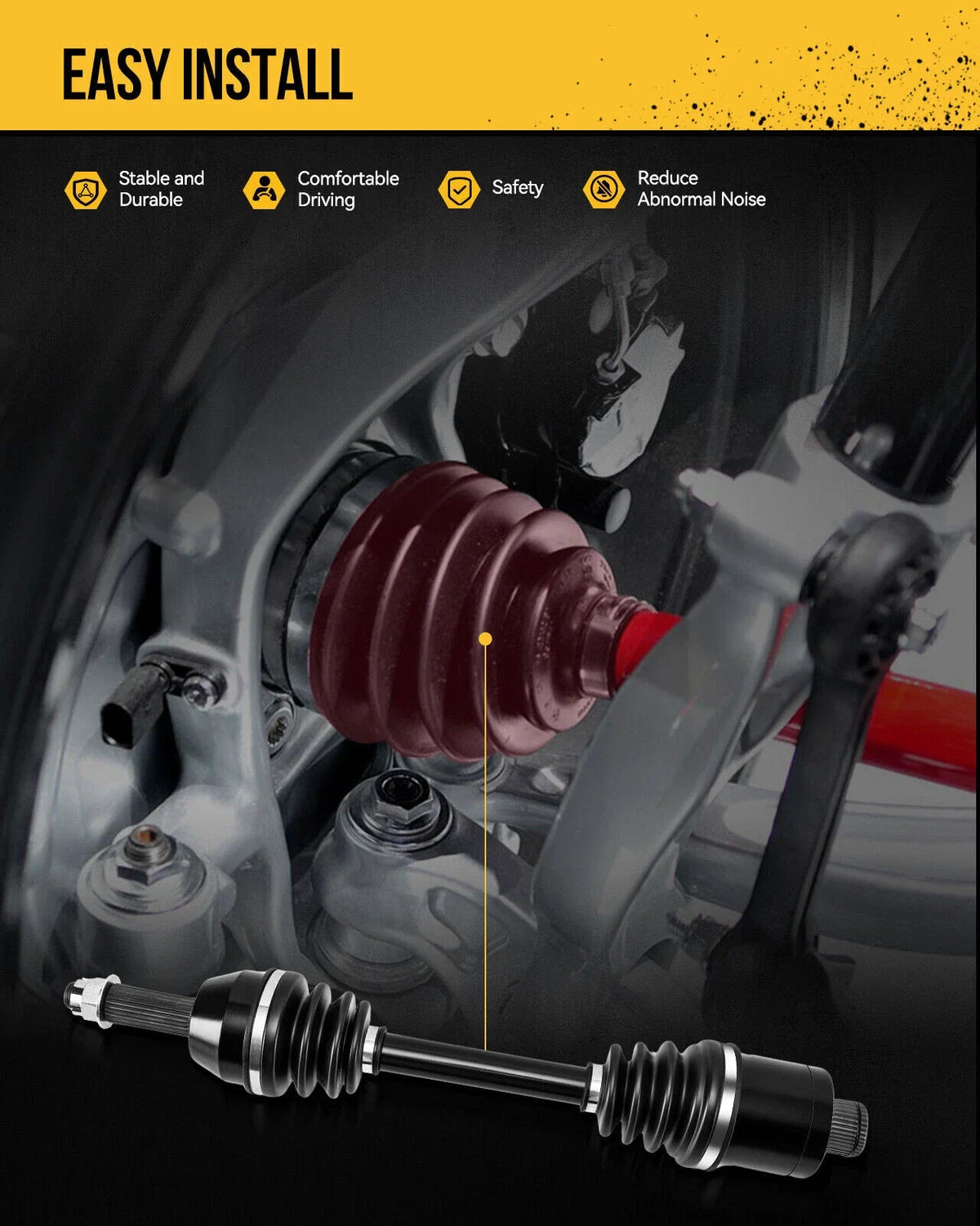 Front RH CV Axle Assembly for Toyota Highlander and Lexus RX350 (2008–2019)