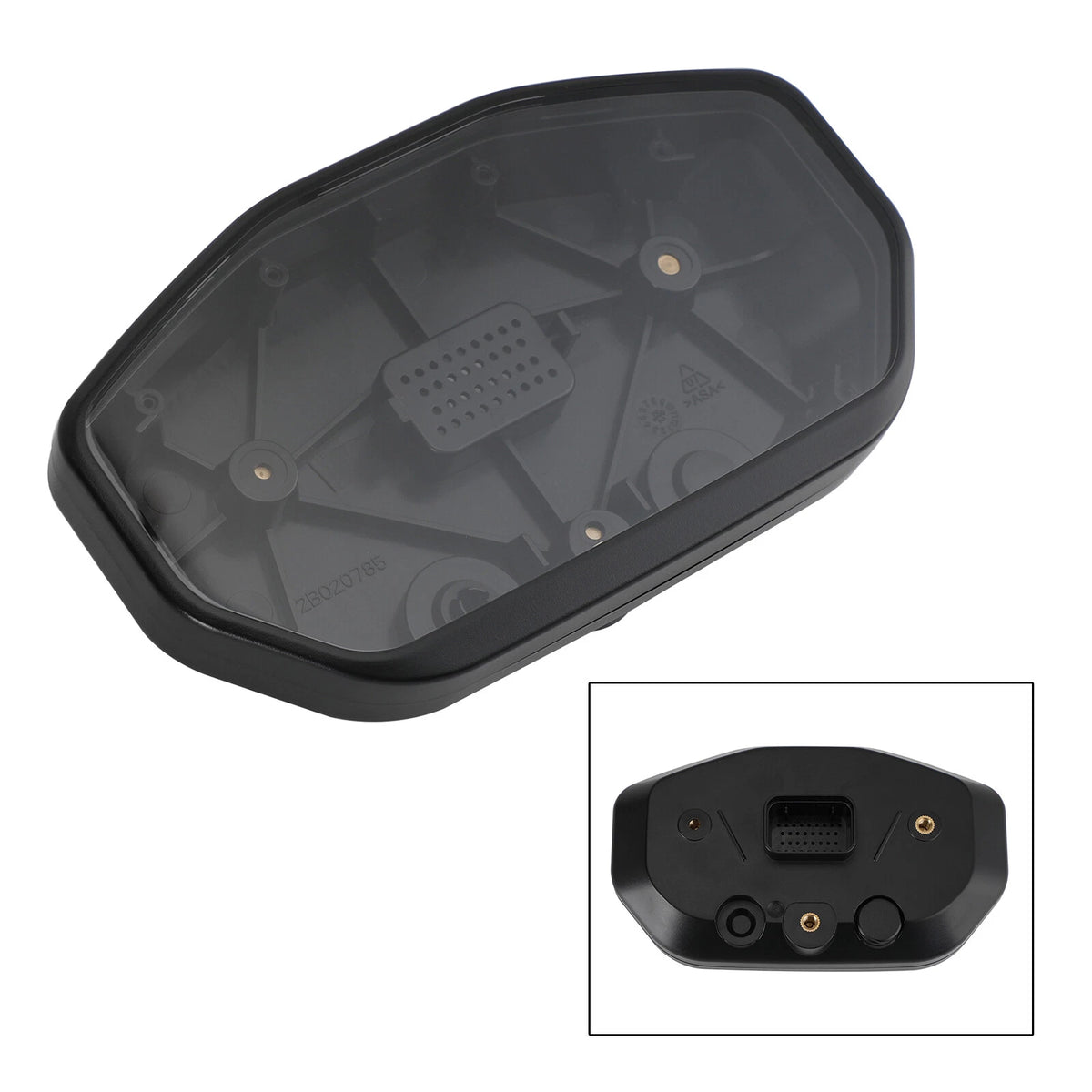Tachometer Case Speedometer Cover for Ducati 821 1200 939 797 V2 (2018+) M204-150-BLK