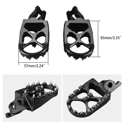 Set of 2 Racing Foot Pegs for Honda CRF250R CRF450R (2002–2020)