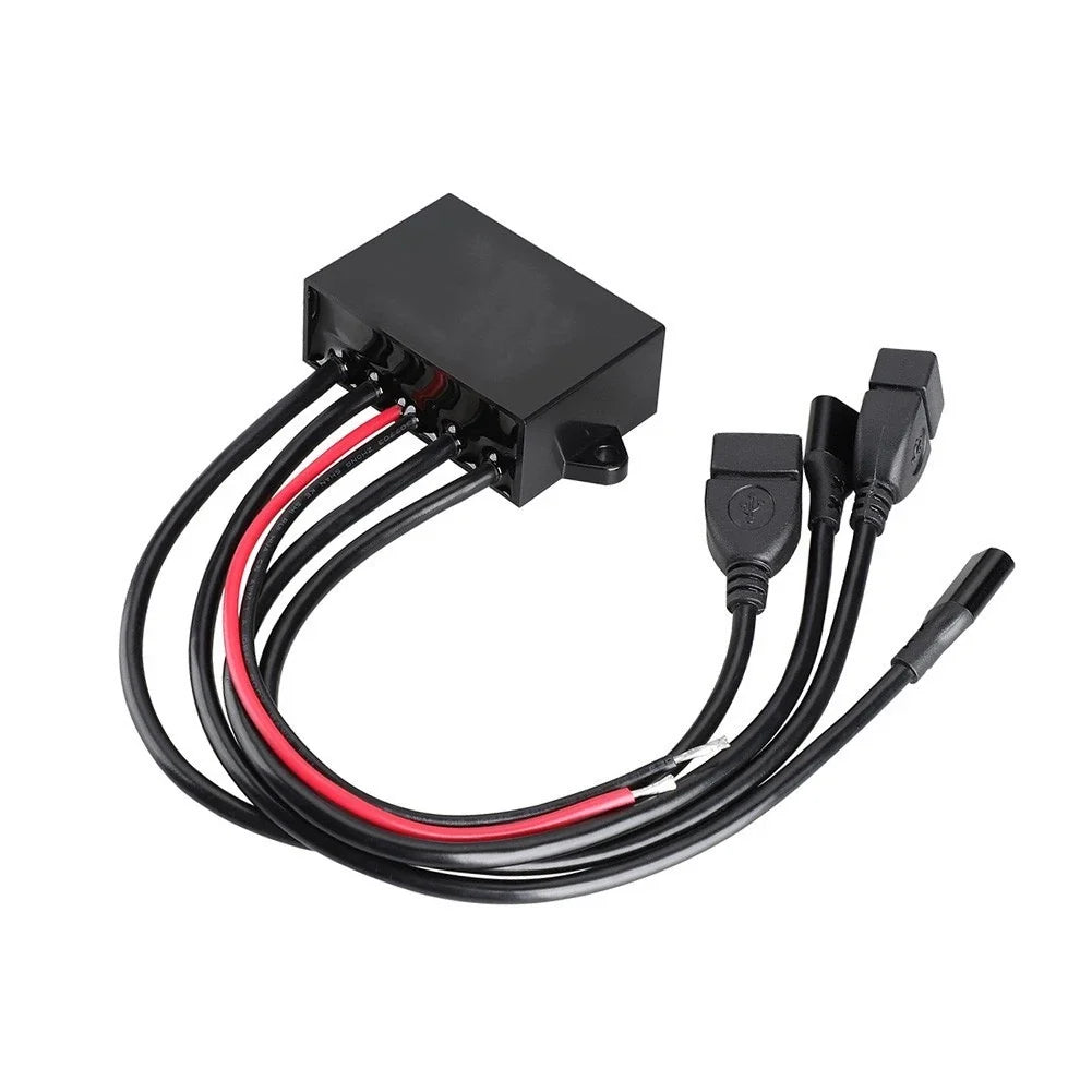 4-Port USB C Fast Charger for Marine Vehicles (DC 12V-24V)