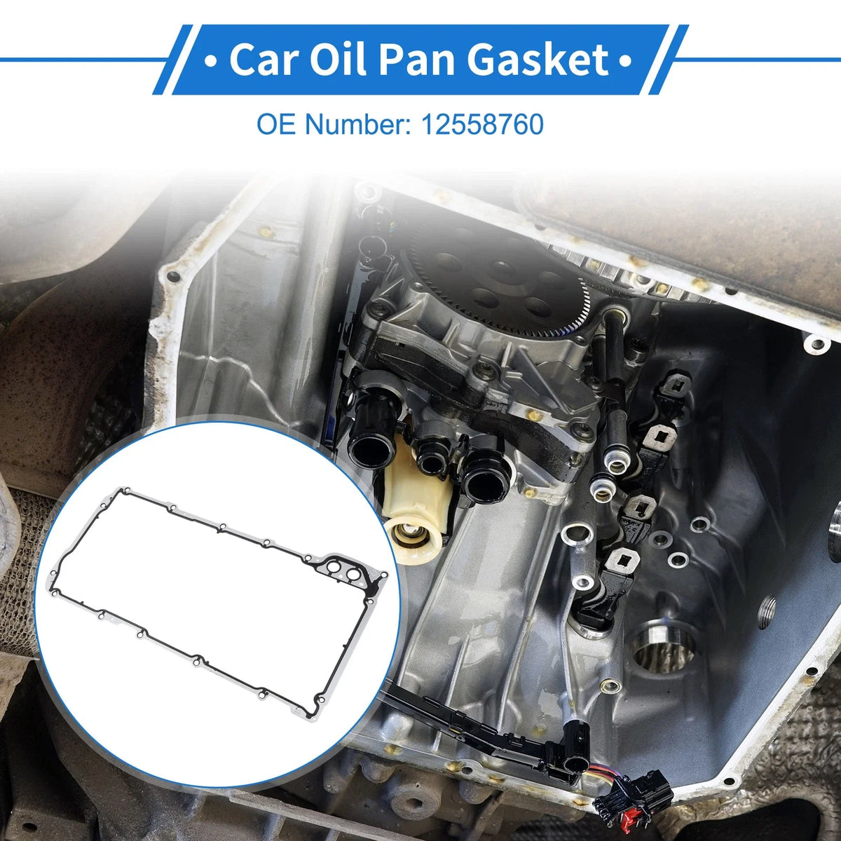 Oil Pan Gasket for Chevrolet Impala (2006–2009) & GMC Yukon (2007–2014)