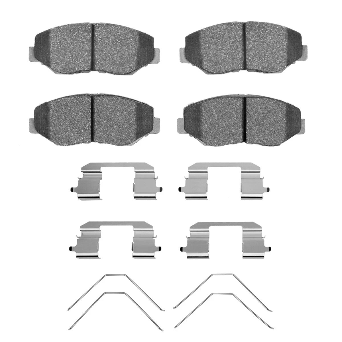 Set of 2 Brake Pad Sets Front for Honda Fit (2013–2014) 2552-0914-01