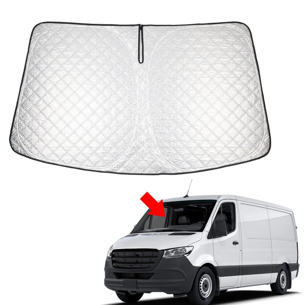 Foldable Windshield Sun Shade for Mercedes Benz Sprinter (2007–2025)